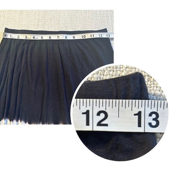 I JEANS BY BUFFALO Black White Tie Dye Long Boho Skirt Bohemian Maxi Women’s S - Picture 7 of 9